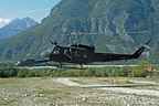 Both UH-205As taking off to return to base