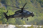 AH-129D Mangusta simulates the emergency landing for the exercise scenario