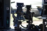 The M134D Gatling guns are each mounted on the side doorways of the UH-90A, as the type also has a rear ramp