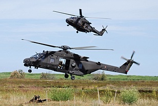 UH-90A armed tactical transports arriving