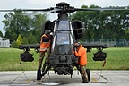 49° Gr. Sq. “CAPRICORNO” AH-129C flight and ground crews doing the pre-flight checks