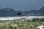 UH-90A descending to the landing zone