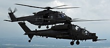 Close formation of the AH-129C and UH-90A