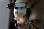 Reflection of the CH-47C Chinook