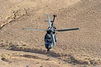 Italian Army NH90 TTH over the Afghan desert