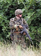 German airborne soldier