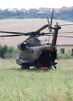 German Air Force CH-53GA offloading troops