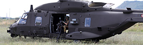 Italian Army NH90 TTH 7.62mm M134D Gaitling gun