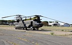 Italian Army CH-47C Chinook inspection