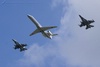 ERJ-145 and F-16 formation