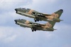 Greek A-7E and TA-7C taking off