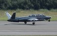 Another classic, the Fouga Magister, now flown under civilian markings.