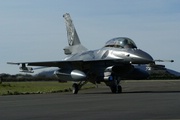 RNoAF 338 Sqn F-16BM tiger special, also carrying the Arctic Tiger insignia.