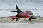 Good view of the red-black tiger coat on the Super Etendard