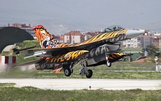 The F-16C Block 50 Tiger special of 192 Filo was rewarded the Best Painted Tiger Aircraft trophy