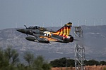 French Air Force ECE 01/30 Tiger running off with the Spanish flag