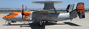 Aeronavale 4 Flottille participated with the E-2C Hawkeye, one example even received tiger markings for the event