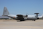 Belgian Air Force C-130H Hercules supporting the detachment