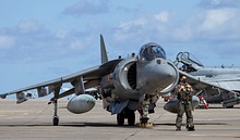 Spanish Navy Harrier pilot