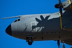 Close-up of the Spanish Air Force A400M on final