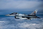 Pair of Romanian F-16 Fighting Falcons meet up with the C-27J