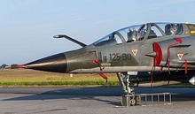EC02.004 Mirage 2000N 358/125-BQ with mission marks as LGBs were introduced, so the nuclear strike variant could relief the Mirage 2000D fleet from combat, so the latter could undergo upgrades