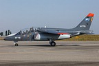 Belgian Air Force Alpha Jet E AT15 joined the French Alpha Jets in the air parade