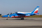 Patrouille de France leader departing to open the air parade