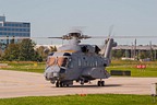 CH-148 Cyclone 148813 on the CYKZ taxiway, note the FLIR/EO turret