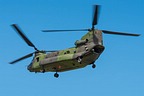 CH-147F Chinook 147306 returning to land at Buttonville Municipal Airport
