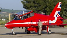 RAF Red Arrows canopy closing