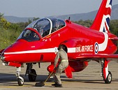 RAF Red Arrows chocks away