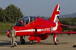 RAF Red Arrows standing by for departure permission