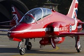 RAF Red Arrows on the move