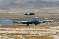 USAF E-3 Sentry landing