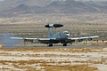 USAF E-3 Sentry landing