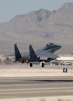 Another shot of the Strike Eagle taking off in full burner