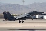 F-15E Strike Eagle returning to Nellis AFB