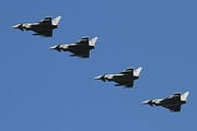 Flight of Eurofighter Typhoons