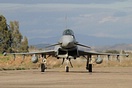 Typhoon head-on, carrying IRIS-T training round and FPR pod